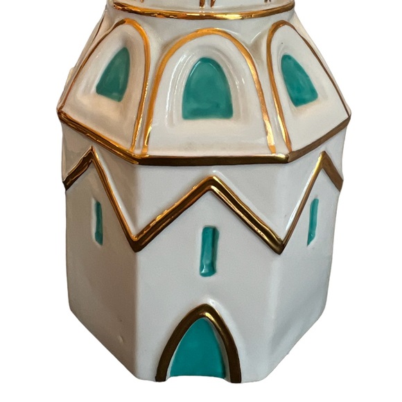 Egidio Broggi Milano porcelain candle holder from Fornari Roma - Picture 2 of 8